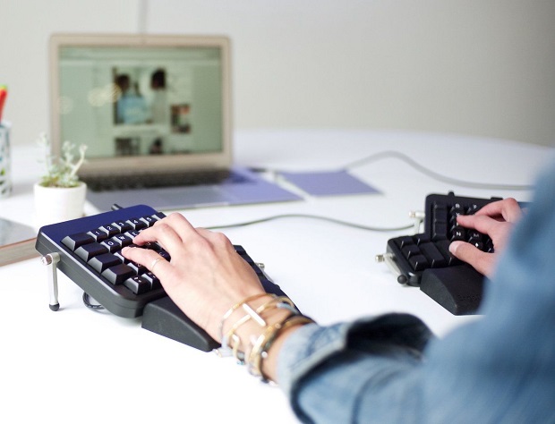 ergonomic desktop keyboard