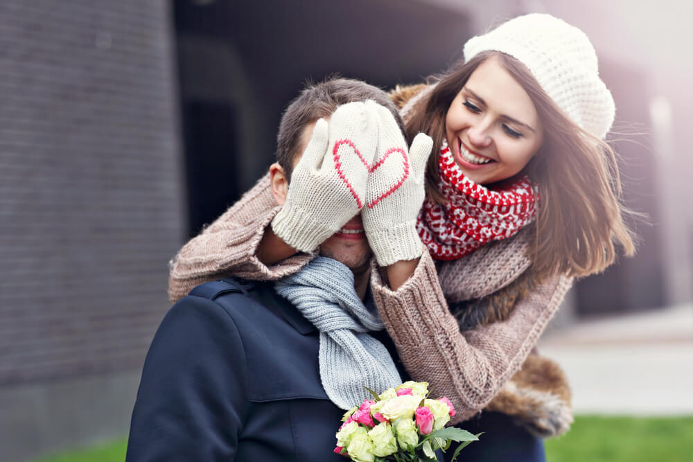 couple on valentines day