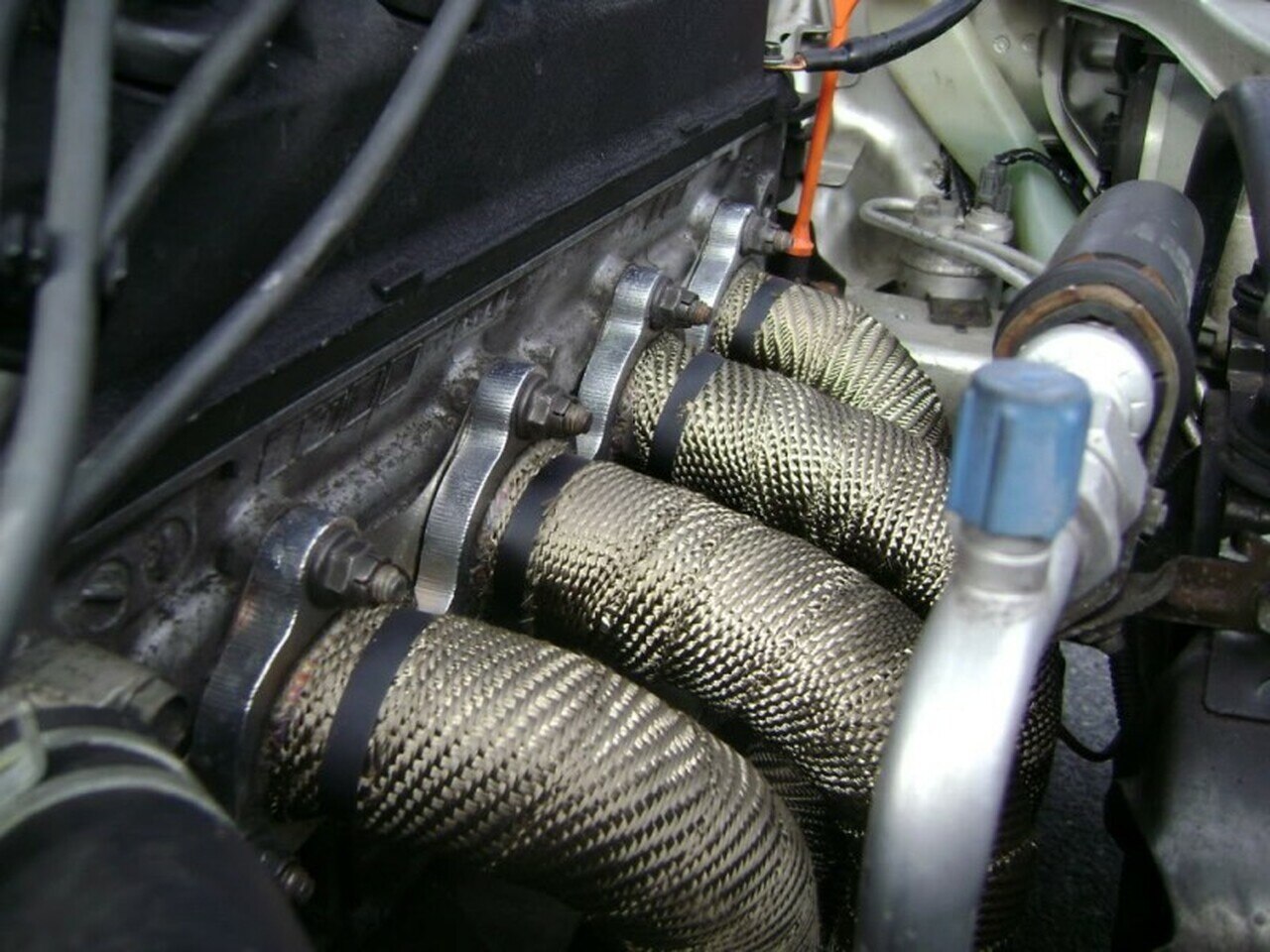 exhaust wrap machine