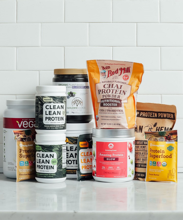 Flavoured vegan protein supplements