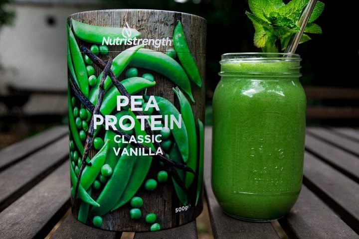 Pea protein powders