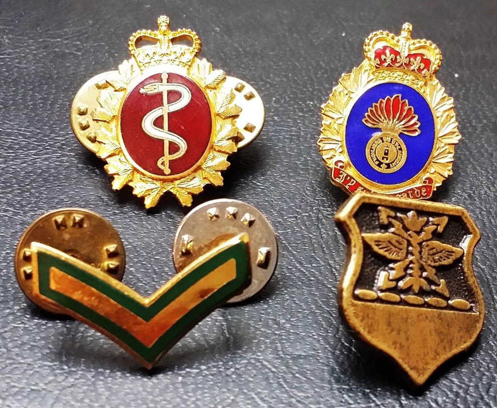 vintage military pins