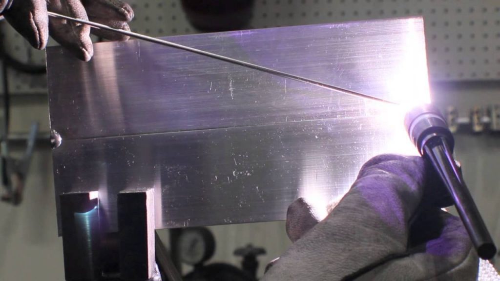 tig welding aluminum horizontal