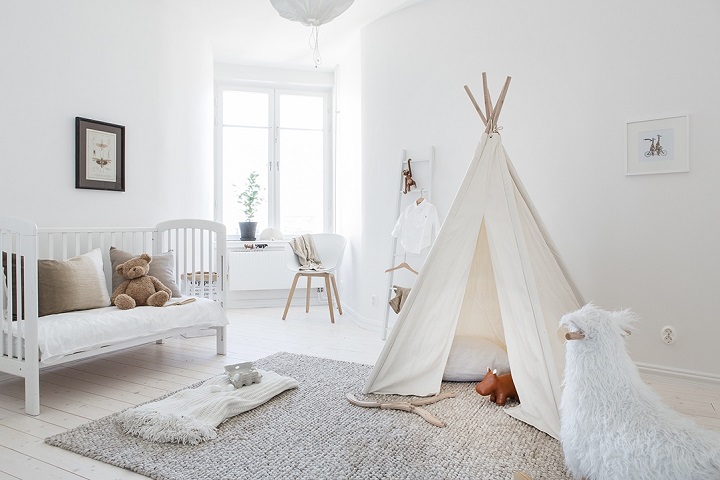 Scandinavian style nursery