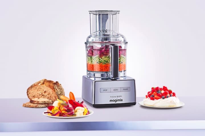 Food processor in a kitchen