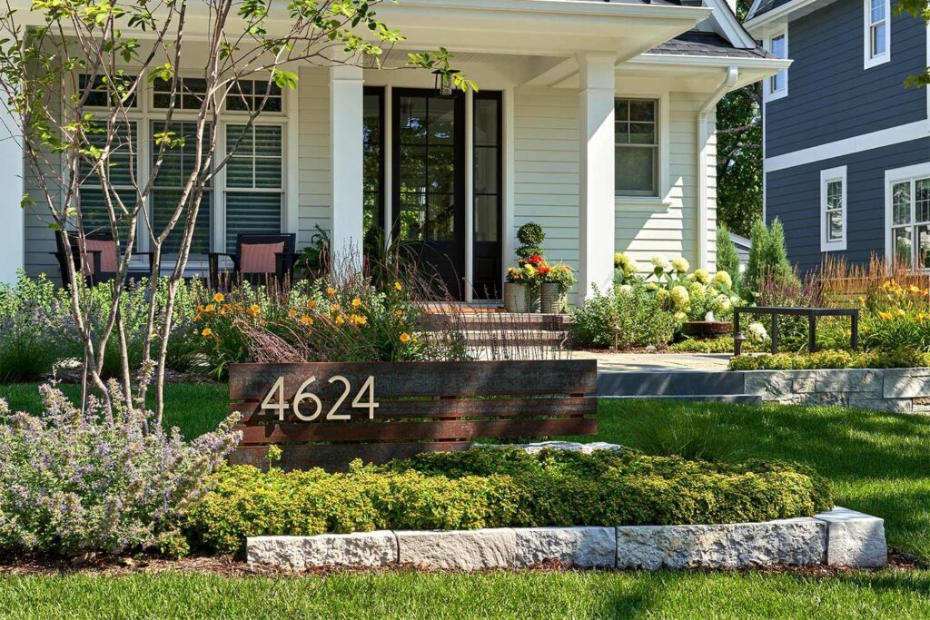 House numbers, the entry door lockset, a wall-mounted mailbox, and an overhead light bulb are all components that can enhance the curb appeal of your property. If they are out of date or dingy, your property may not reflect the