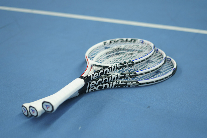 Three technifibre tennis racquets