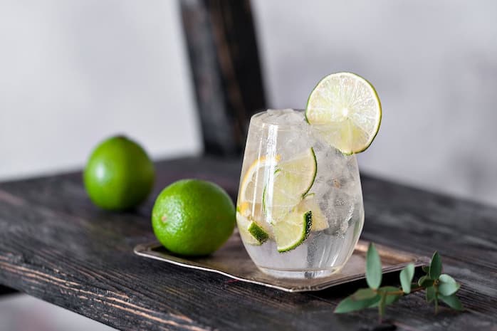 Gin and Tonic Cocktail