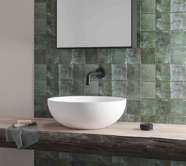 domus basin with matte finish