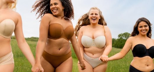 women wearing plus size bras