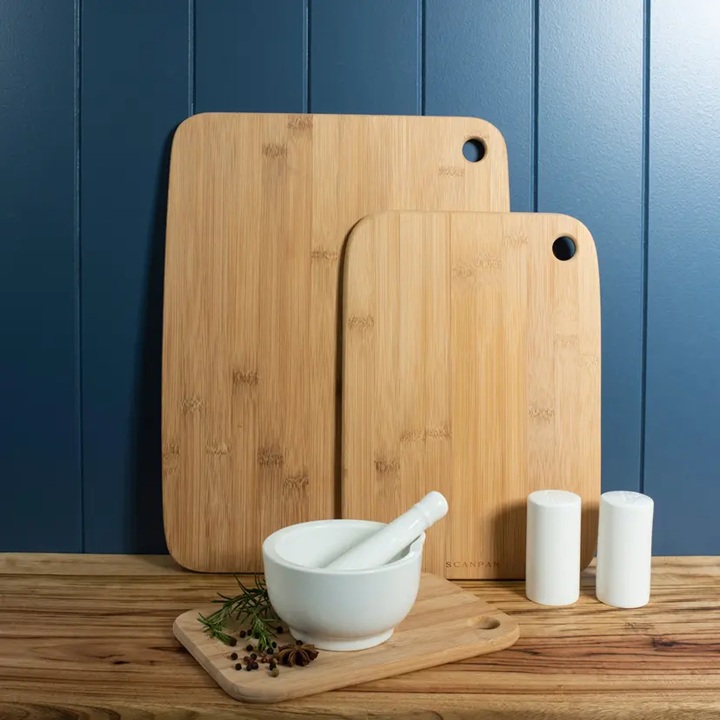 SCANPAN
Bamboo 3 Piece Cutting Board Set