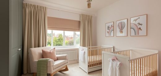 spacious nursery room