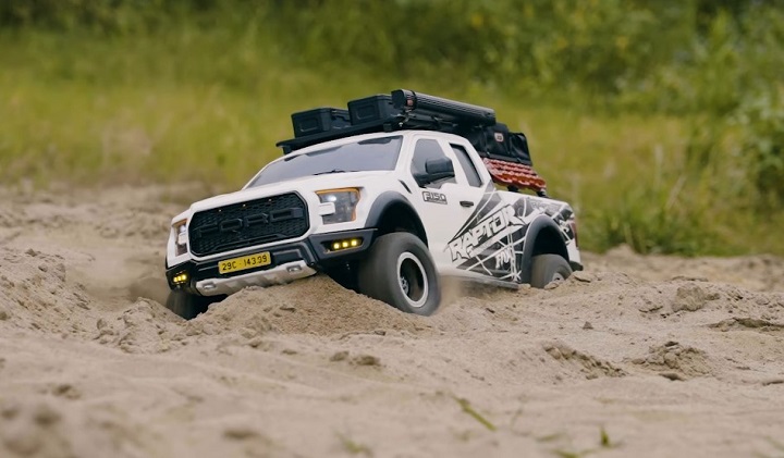 White RC car